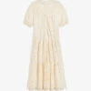 Ted Baker Lezzley Oversized Broderie-anglaise Maxi Dress 2 Ted Baker Lezzley Oversized Broderie-anglaise Maxi Dress -Ted Baker Store R04142368 WHITE M