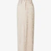 Ladia Split-hem Corduroy Stretch-woven Maxi Skirt -Ted Baker Store R04147080 BEIGE M