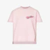 Car-appliquéd Short-sleeved Cotton T-shirt -Ted Baker Store R04147509 LTPINK M