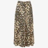 Whistles Leopard-print Button-through Woven Midi Skirt -Ted Baker Store R04147720 MULTICOLOURED M