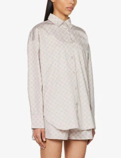 Daily Paper Reportia Relaxed-fit Cotton Shirt 9 Daily Paper Reportia Relaxed-fit Cotton Shirt -Ted Baker Store R04148969 HUSHEDVIOLET ALT02