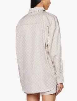 Daily Paper Reportia Relaxed-fit Cotton Shirt 10 Daily Paper Reportia Relaxed-fit Cotton Shirt -Ted Baker Store R04148969 HUSHEDVIOLET ALT03