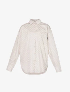 Daily Paper Reportia Relaxed-fit Cotton Shirt