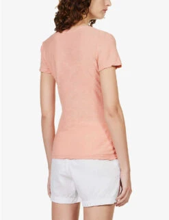 JAMES PERSE V-neck Regular-fit Cotton-jersey T-shirt -Ted Baker Store R04149004 SPRITZ ALT03
