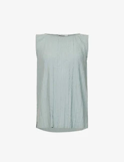 Max Mara Dyser Crinkle-effect Knitted Top