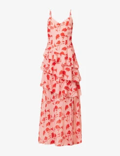 Hettie Floral-print Crepe Maxi Dress