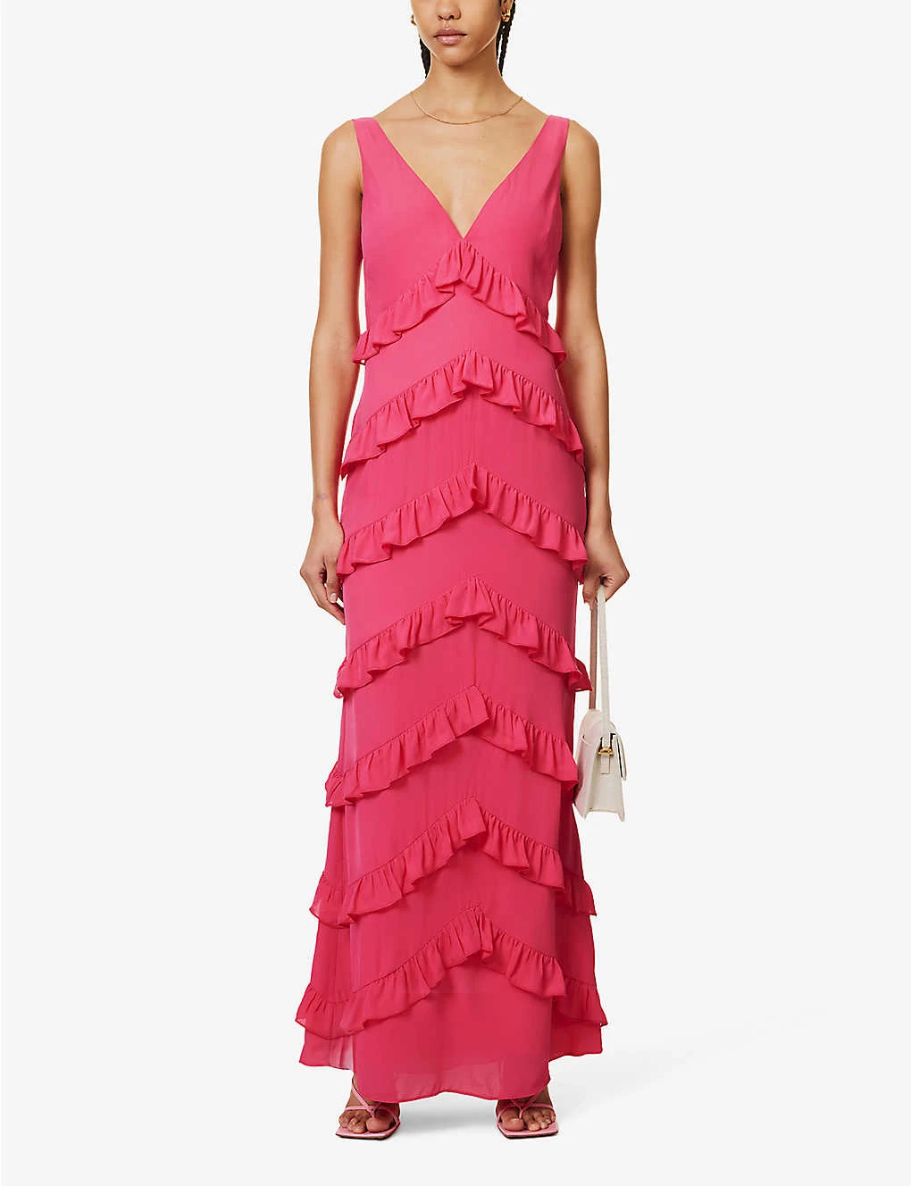 Piper Ruffled Crepe Maxi Dress 4 Piper Ruffled Crepe Maxi Dress - Image 2