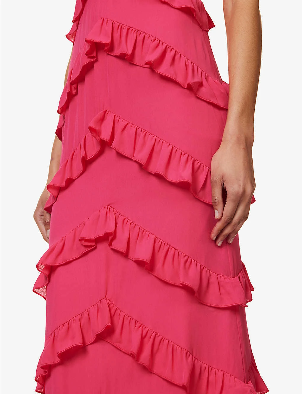 Piper Ruffled Crepe Maxi Dress 7 Piper Ruffled Crepe Maxi Dress - Image 5