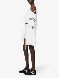 Broderie-pattern Cropped Upcycled Top -Ted Baker Store R04149749 ASSAMPLE ALT01