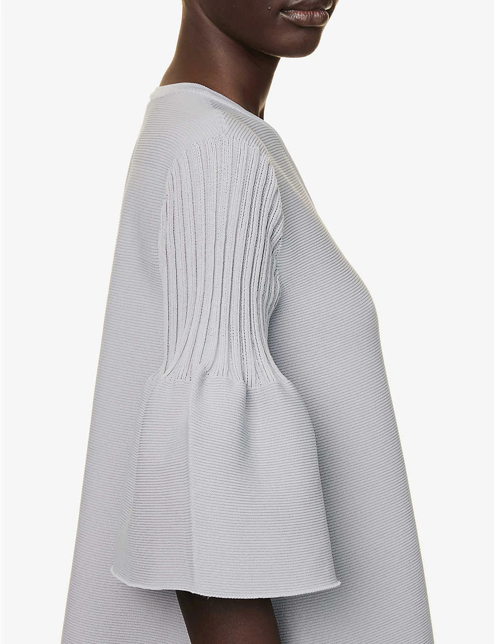 Pottery Textured-knit Recycled-polyester Knitted Midi Dress 8 Pottery Textured-knit Recycled-polyester Knitted Midi Dress - Image 6