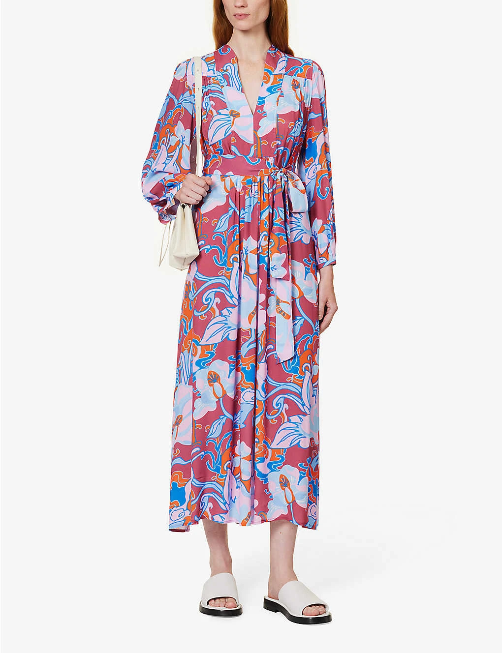 Weekend Max Mara Oblio Floral-print Woven Maxi Dress 4 Weekend Max Mara Oblio Floral-print Woven Maxi Dress - Image 2