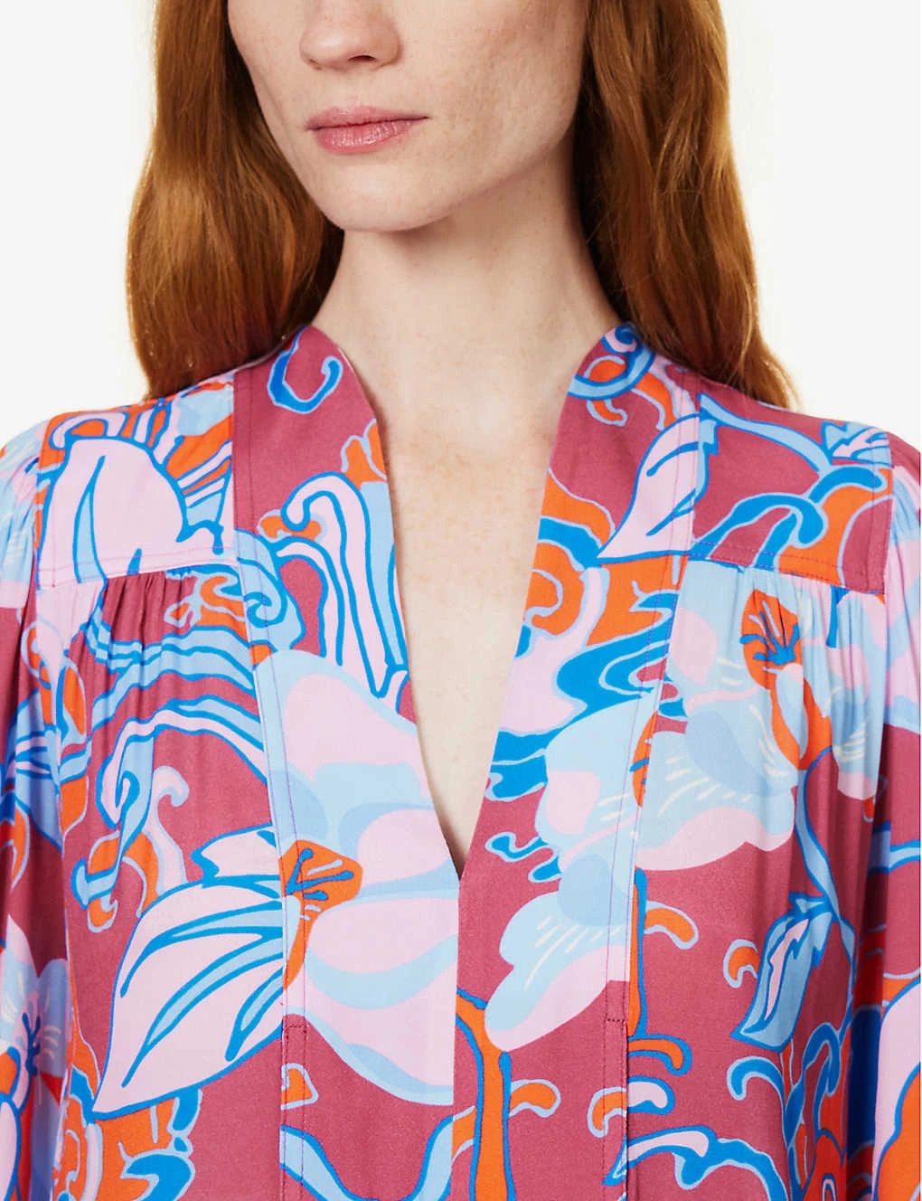 Weekend Max Mara Oblio Floral-print Woven Maxi Dress 7 Weekend Max Mara Oblio Floral-print Woven Maxi Dress - Image 5