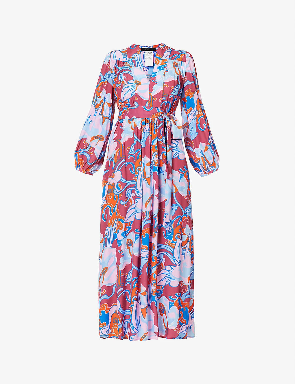 Weekend Max Mara Oblio Floral-print Woven Maxi Dress 3 Weekend Max Mara Oblio Floral-print Woven Maxi Dress
