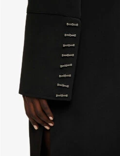 Saint Mary Round-neck Silk Midi Dress 12 Saint Mary Round-neck Silk Midi Dress -Ted Baker Store R04151421 BLACK ALT04