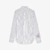 Zadig & Voltaire Taski Striped Cotton Shirt -Ted Baker Store R04151918 BLANC M