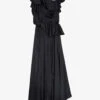 Zadig & Voltaire Ryu Recycled Polyester-blend Satin Maxi Dress -Ted Baker Store R04151952 NOIR M
