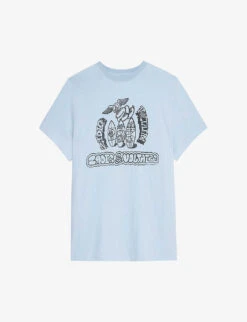 Zadig & Voltaire Omma Core Cho-print Cotton T-shirt