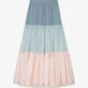 Zadig & Voltaire Jovela Elasticated-waist Flared-cut Cotton Maxi Skirt -Ted Baker Store R04153134 MULTICOLOR M