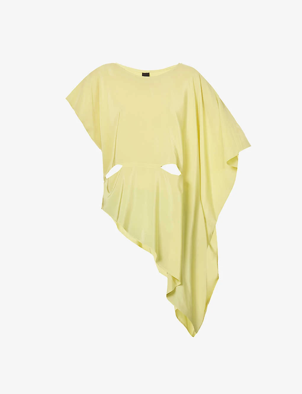 Gradation Cut-out Silk Top 3 Gradation Cut-out Silk Top