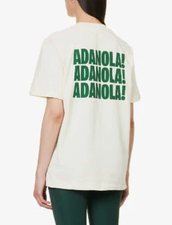 Resort Logo-print Oversized Cotton-jersey T-shirt -Ted Baker Store R04153625 CREAM ALT03