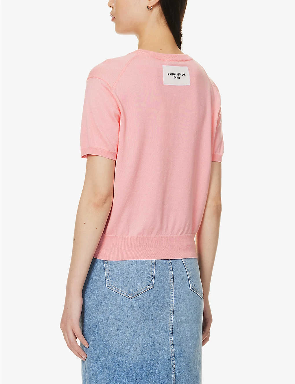 Ribbed-trim Scoop-neck Cotton-knit Top 6 Ribbed-trim Scoop-neck Cotton-knit Top - Image 4