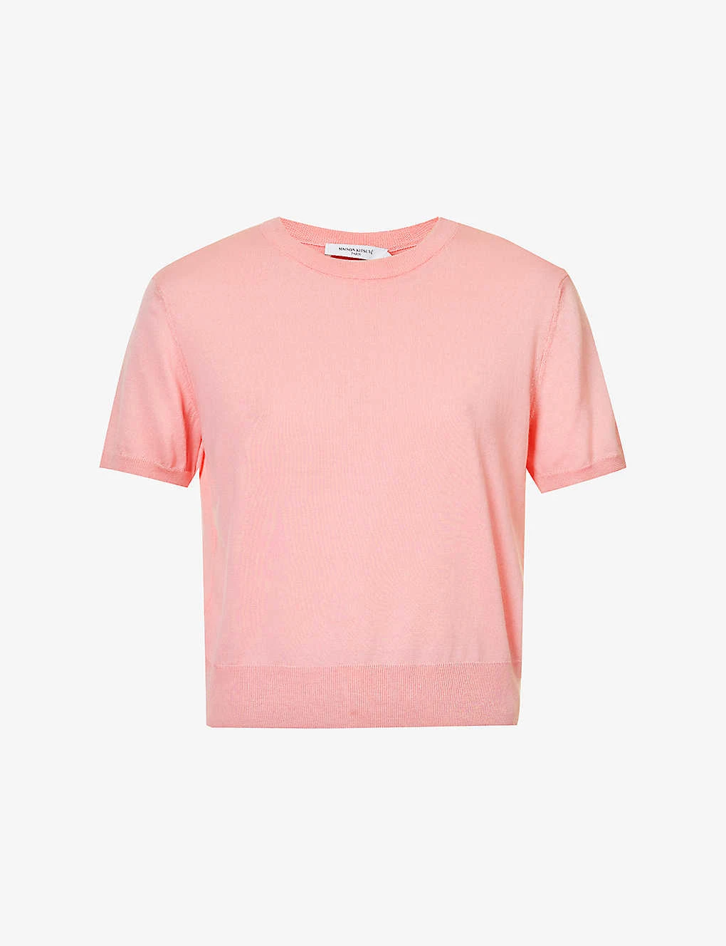 Ribbed-trim Scoop-neck Cotton-knit Top 3 Ribbed-trim Scoop-neck Cotton-knit Top