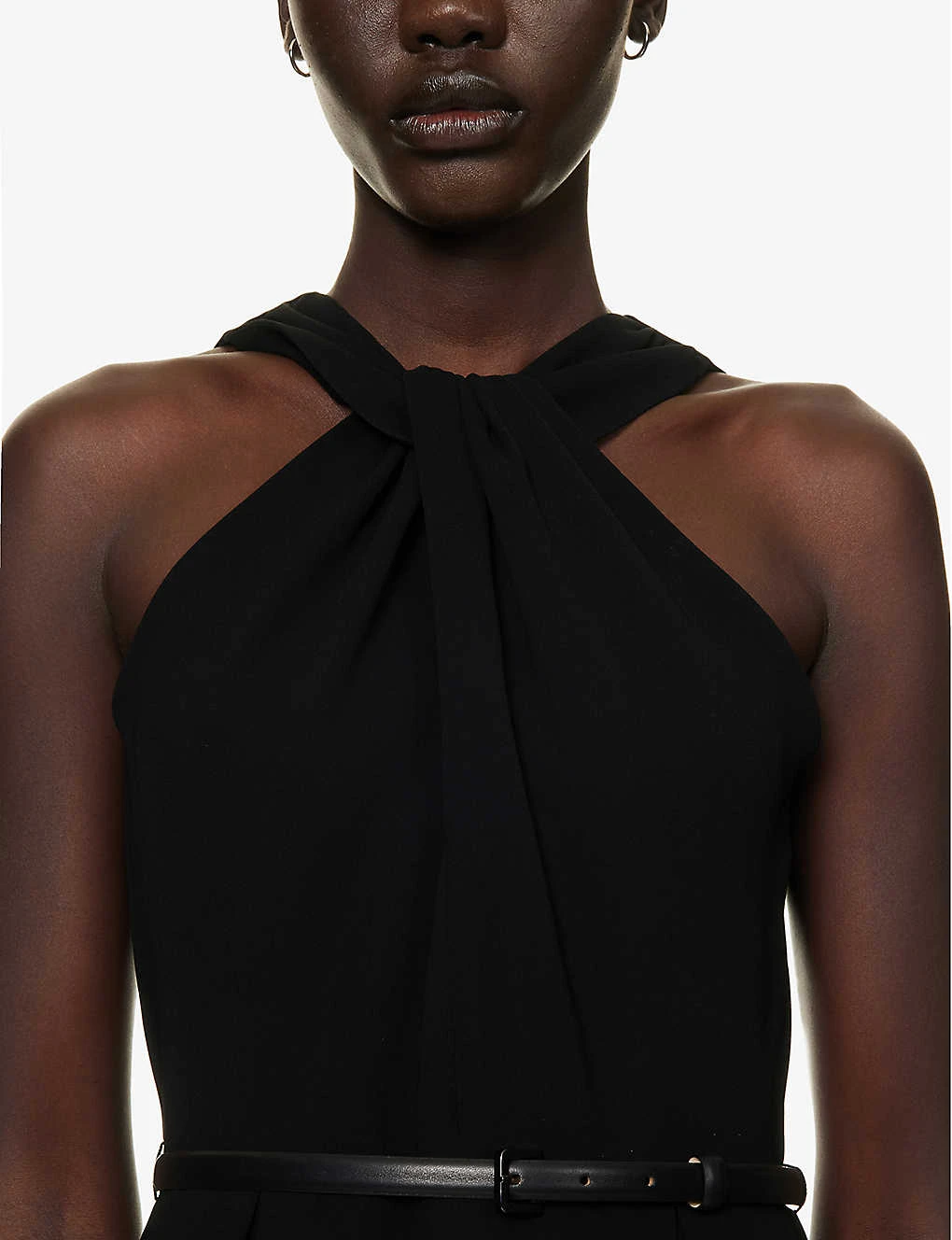 Max Mara Luna Slim-fit Woven-blend Midi Dress 7 Max Mara Luna Slim-fit Woven-blend Midi Dress - Image 5