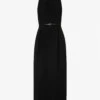 Max Mara Luna Slim-fit Woven-blend Midi Dress -Ted Baker Store R04156240 BLACK M