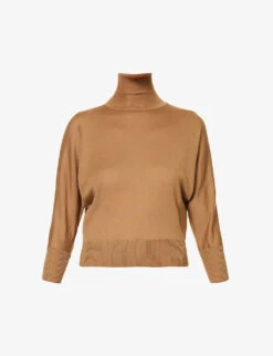 Max Mara Talea Turtleneck Relaxed-fit Wool Jumper