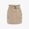 Ikks Cargo-pocket Cotton Mini Skirt 2 Ikks Cargo-pocket Cotton Mini Skirt -Ted Baker Store R04156288 EMERALD M