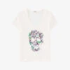 Ikks Floral-print Cotton And Linen-blend T-shirt