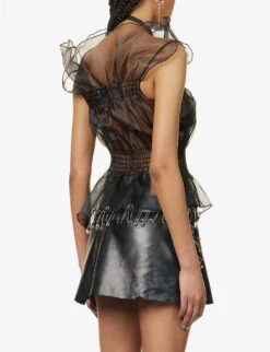 Mini Puff Sheer Mesh Top -Ted Baker Store R04156849 DUSK ALT03