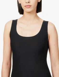 Chantelle Soft Stretch Scoop-neck Stretch-woven Top 11 Chantelle Soft Stretch Scoop-neck Stretch-woven Top -Ted Baker Store R04157904 BLACK ALT04