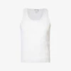 Bottega Veneta Round-neck Ribbed-jersey Cotton-blend Tank Top -Ted Baker Store R04159964 CHALK M