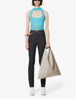 Scoop-neck Sleeveless Knitted Body -Ted Baker Store R04160115 CYAN ALT01