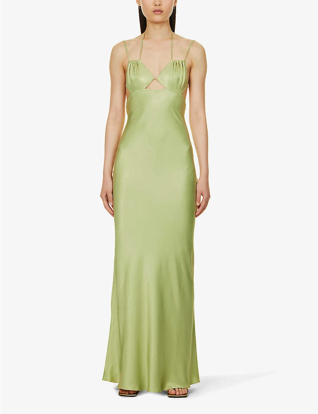 BEC + BRIDGE Kai Cut-out Satin Maxi Dress 5 BEC + BRIDGE Kai Cut-out Satin Maxi Dress - Image 3