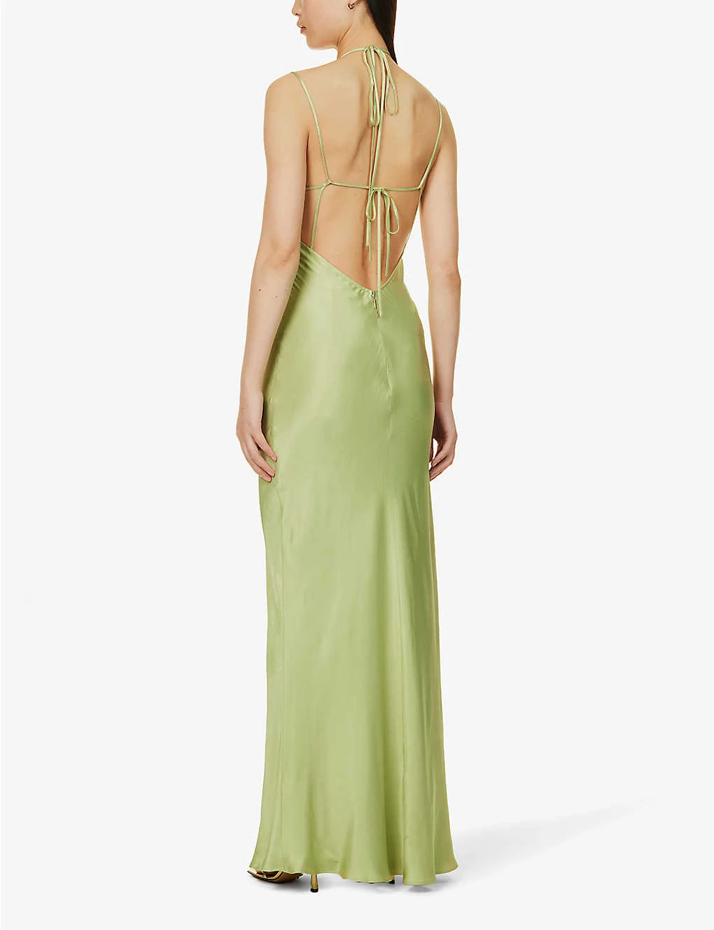 BEC + BRIDGE Kai Cut-out Satin Maxi Dress 6 BEC + BRIDGE Kai Cut-out Satin Maxi Dress - Image 4