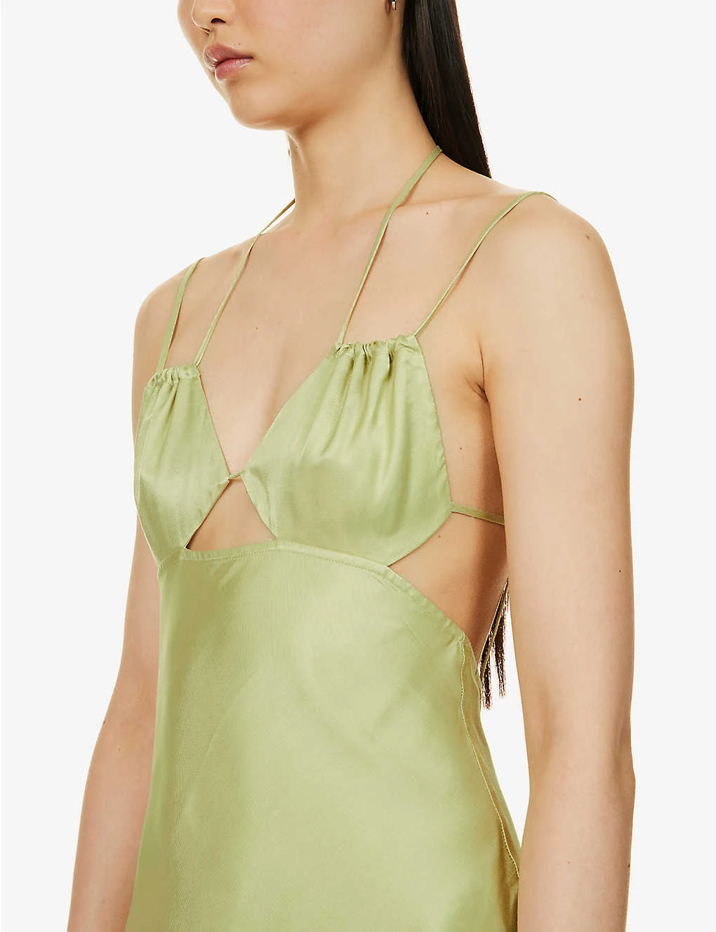 BEC + BRIDGE Kai Cut-out Satin Maxi Dress 7 BEC + BRIDGE Kai Cut-out Satin Maxi Dress - Image 5