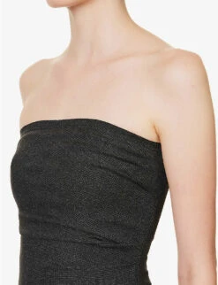 BEC + BRIDGE Tali Check-pattern Stretch-jersey Top -Ted Baker Store R04161133 CHECK ALT04