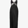 BEC + BRIDGE Nora Lace-panel Woven Maxi Dress