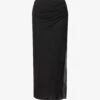 BEC + BRIDGE Lexie Side-split Woven Maxi Skirt 2 BEC + BRIDGE Lexie Side-split Woven Maxi Skirt -Ted Baker Store R04161138 BLACK M