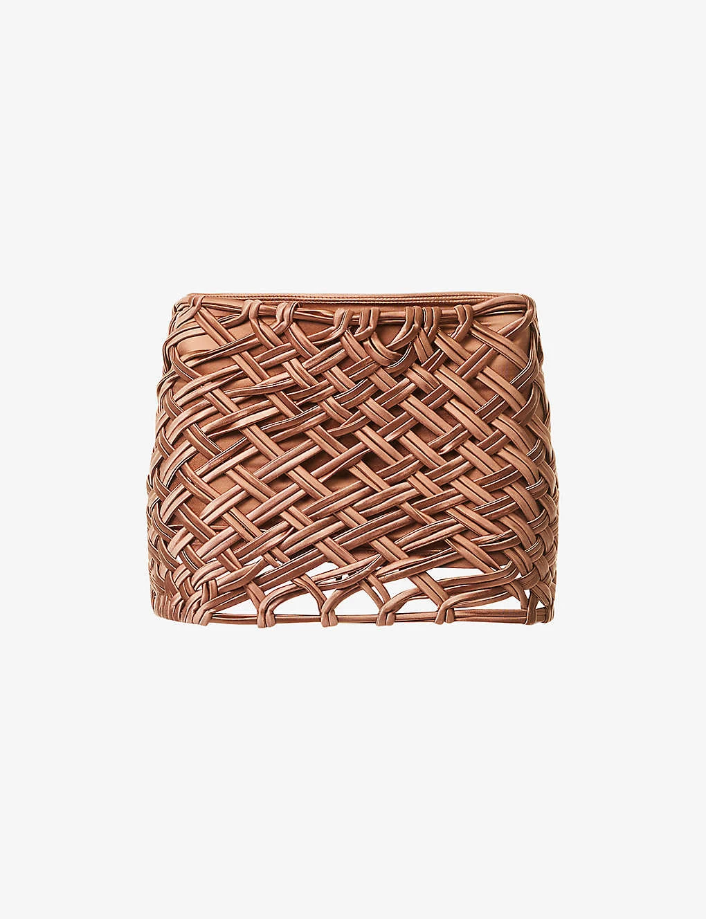 Cut-out Slim-fit Stretch-woven Mini Skirt 3 Cut-out Slim-fit Stretch-woven Mini Skirt