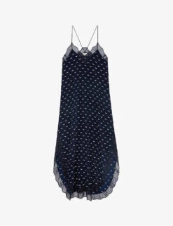 Zadig & Voltaire Ristyl Graphic-print Silk Midi Dress