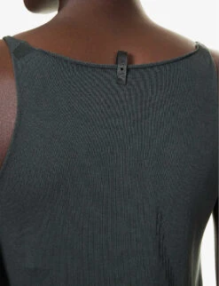 Sleeveless Relaxed-fit Cotton Knitted Midi Dress -Ted Baker Store R04164416 SALVIA ALT05