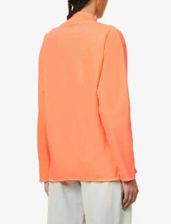 ERL Sun High-neck Cotton-jersey T-shirt -Ted Baker Store R04165351 ORANGE ALT03