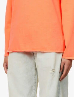 ERL Sun High-neck Cotton-jersey T-shirt -Ted Baker Store R04165351 ORANGE ALT05