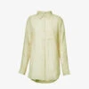 Monaco Long-sleeved Linen Shirt 1 Monaco Long-sleeved Linen Shirt -Ted Baker Store R04165939 IVORY M