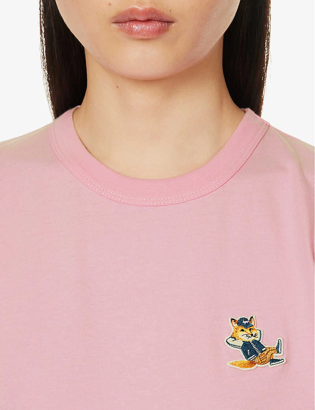 Brand-appliqué Ribbed-trim Cotton-jersey T-shirt 7 Brand-appliqué Ribbed-trim Cotton-jersey T-shirt - Image 5