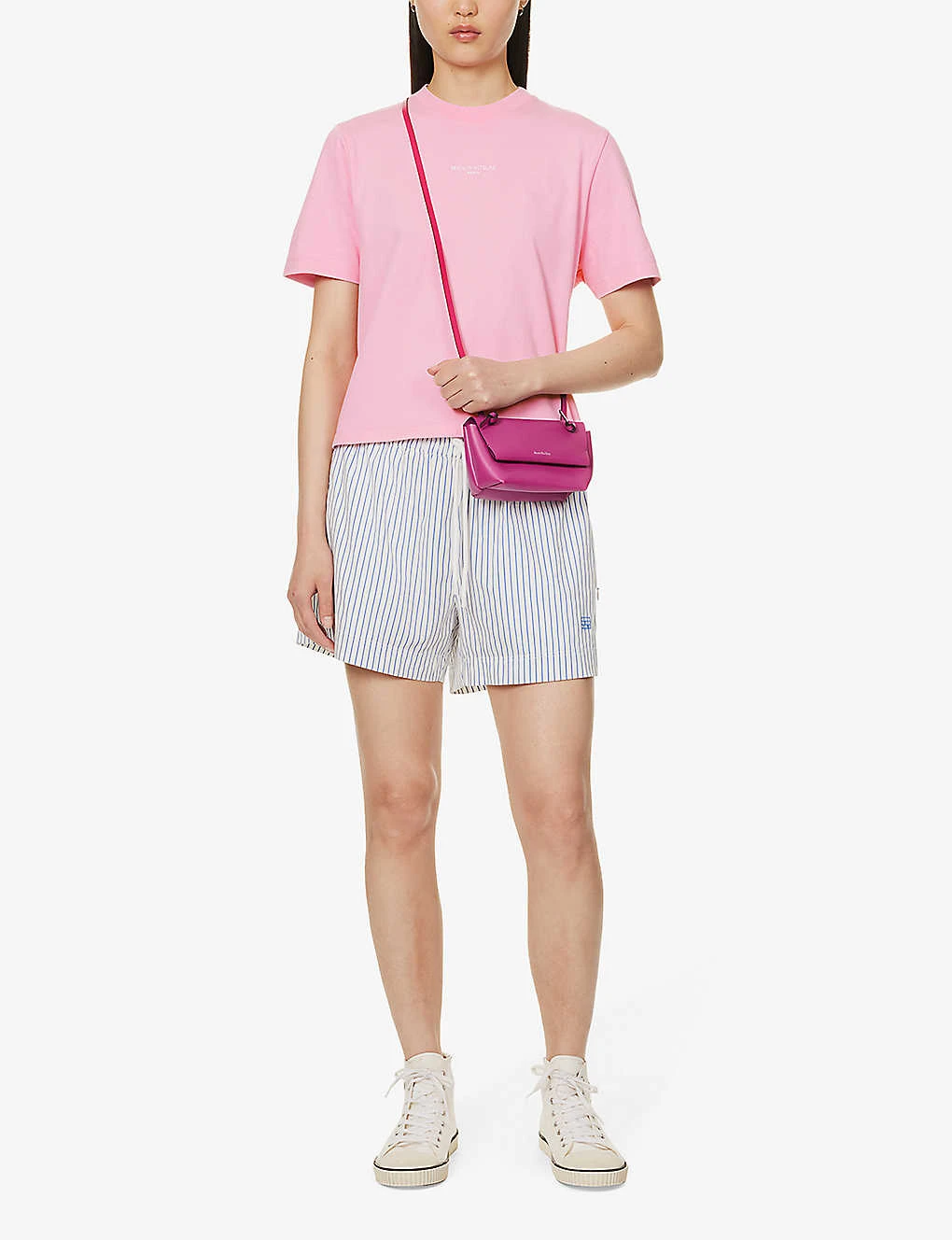 Brand-embroidery Boxy-fit Cotton-jersey T-shirt 4 Brand-embroidery Boxy-fit Cotton-jersey T-shirt - Image 2