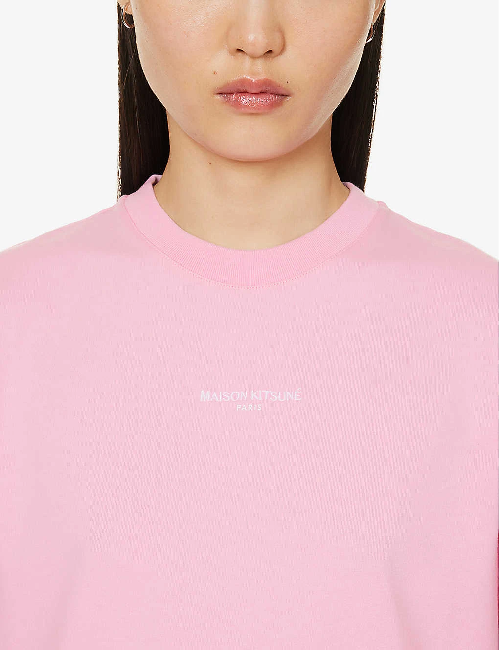 Brand-embroidery Boxy-fit Cotton-jersey T-shirt 7 Brand-embroidery Boxy-fit Cotton-jersey T-shirt - Image 5